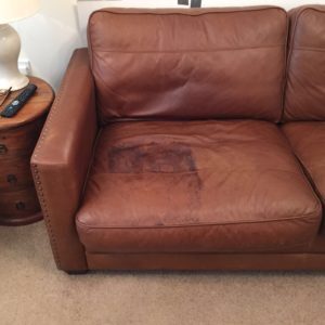 leather repairs clean